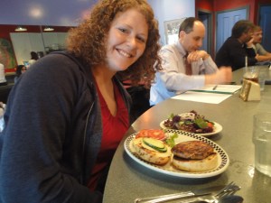 Red Chili Salmon Burger