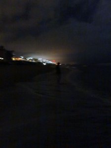 Night at the beach