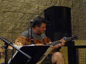 Jeff rocking out a solo