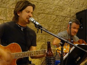 Chris Singing his heart out