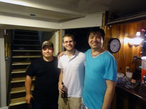 Ryan showed up and brought some homebrew that he made.