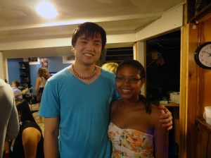 LaTonya made it out with Craig and brought some Strongbow