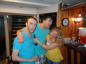 Chris extended his vacation so that we could hang out more.