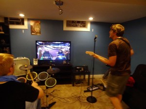 Of course there was Rock Band. It's my house isn't it? :P